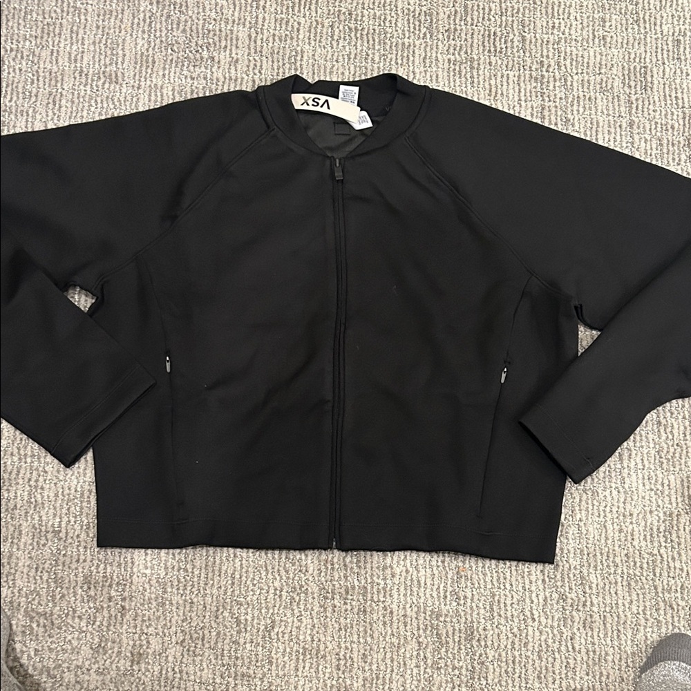 Victoria Secret VSX Women's Black Bomber Jacket L